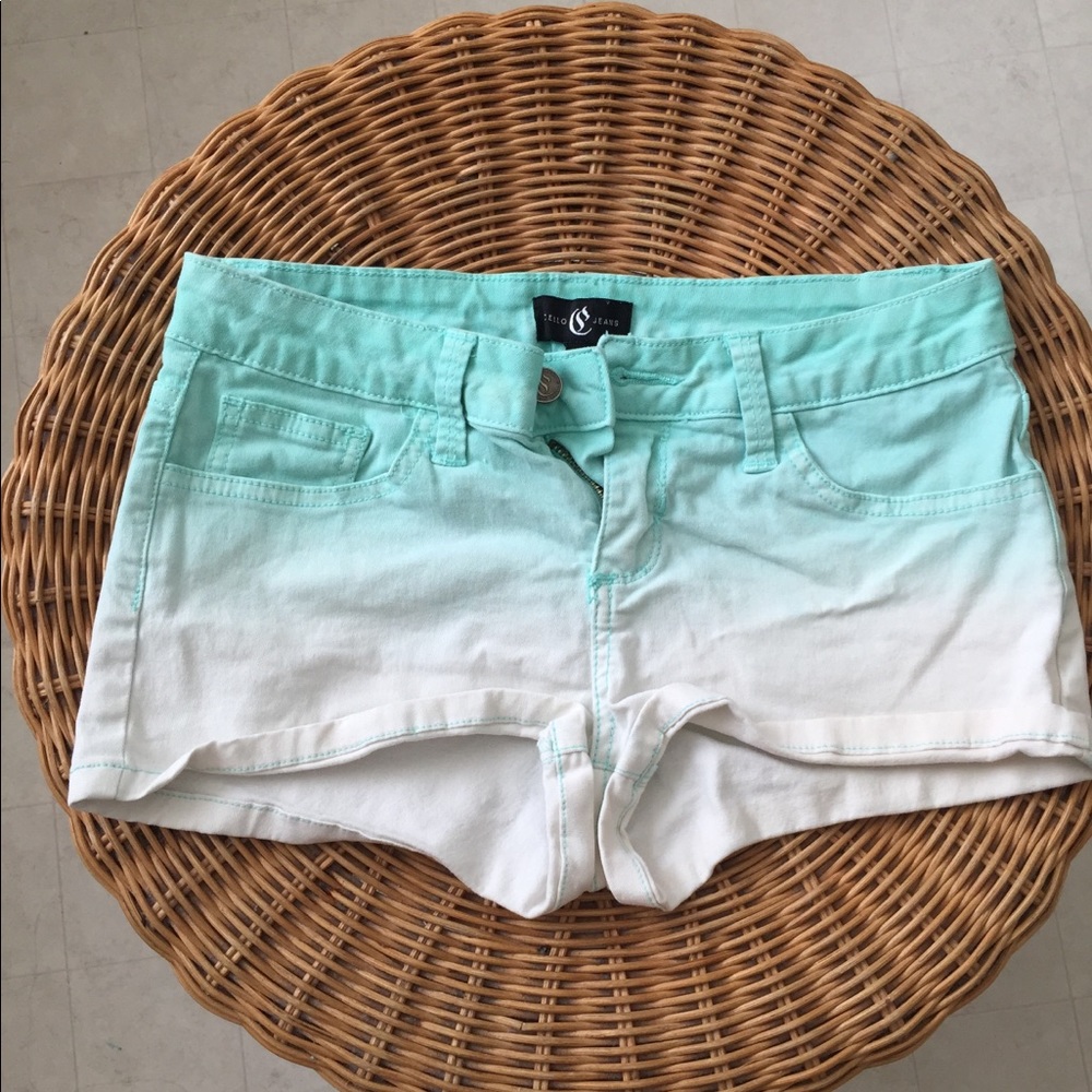Ombré Jean shorts